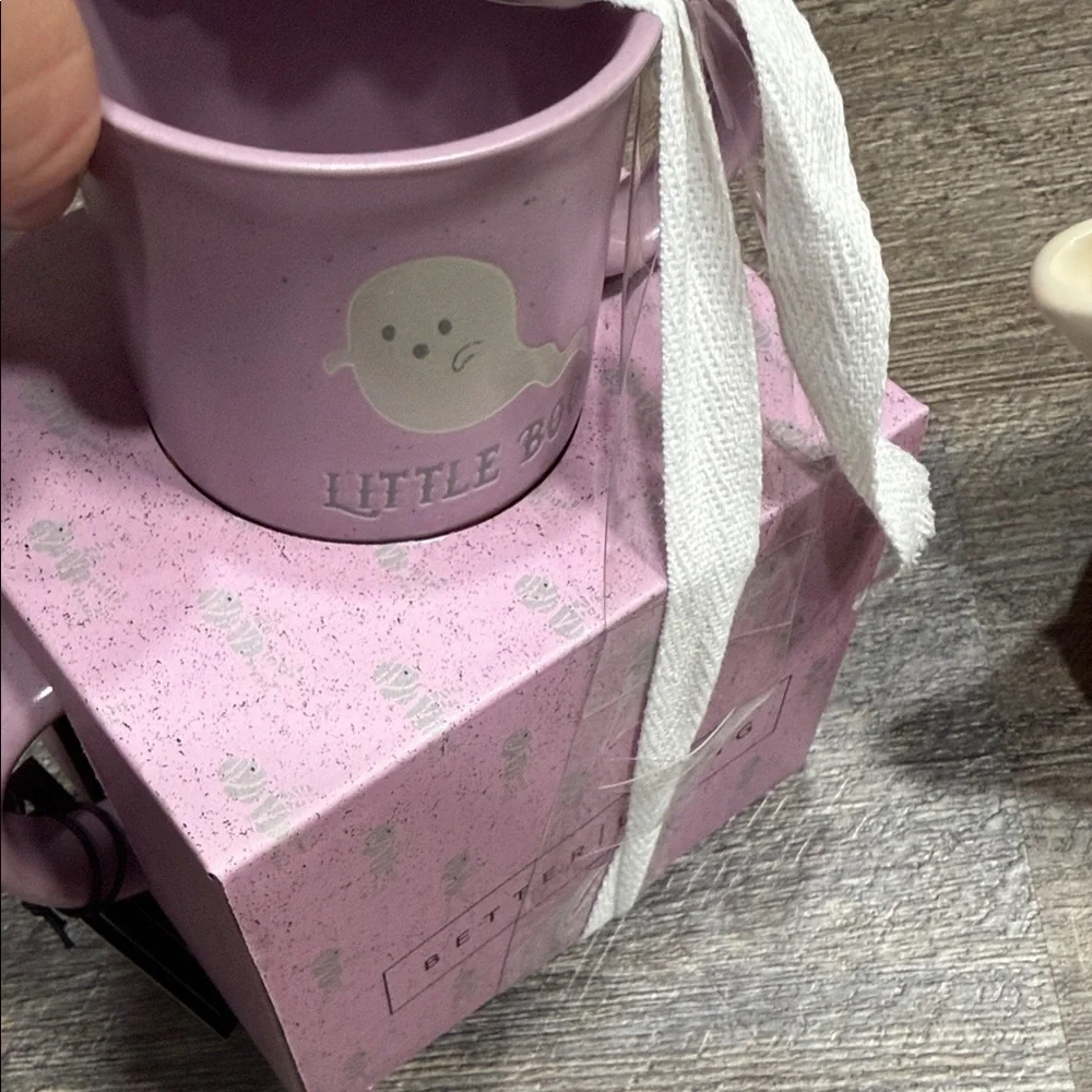 Colorful Tea Set with Purple Mug